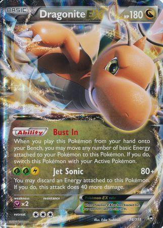 Dragonite EX (74/111) (Jumbo Card) [XY: Furious Fists] - for just $4.95! 