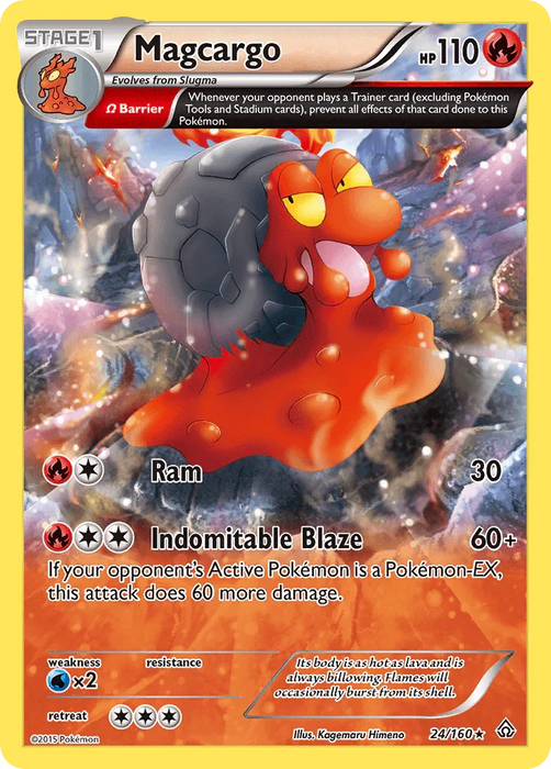 Magcargo (24/160) [XY: Primal Clash] - for just $0.35! 