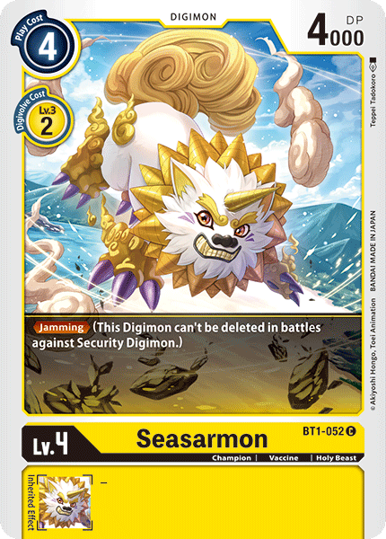 Seasarmon [BT1-052] [Release Special Booster Ver.1.0] - Just $0.09! Shop now at Retro Gaming of Denver