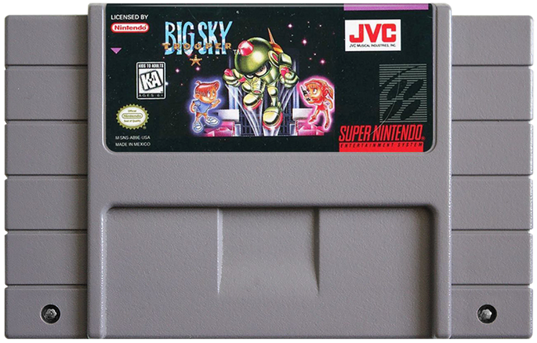 Big Sky Trooper – Super Nintendo Entertainment System (SNES) - for just $24.99! 