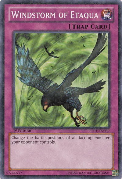 Windstorm of Etaqua [BP01-EN089] Starfoil Rare - for just $0.10! 