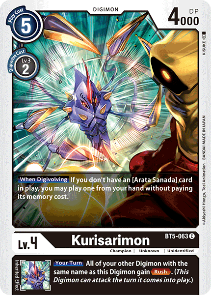 Kurisarimon [BT5-063] [Battle of Omni] - Just $0.09! Shop now at Retro Gaming of Denver