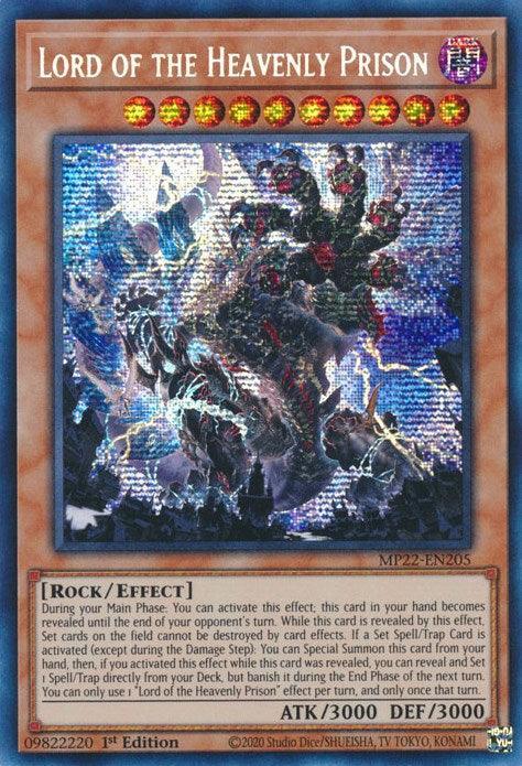 Lord of the Heavenly Prison [MP22-EN205] Prismatic Secret Rare - for just $0.30! 