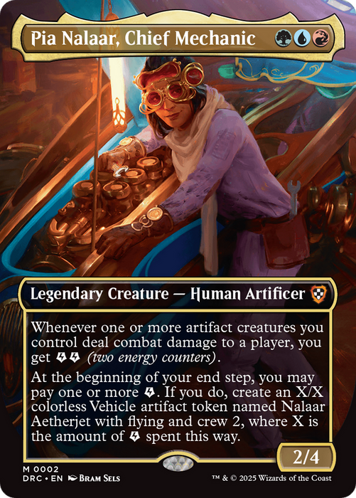 Pia Nalaar, Chief Mechanic (DRC-002) - Commander: Aetherdrift Foil - for just $0.05! 