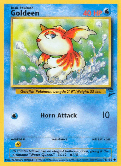 Goldeen (76/130) [Base Set 2] - for just $0.30! 