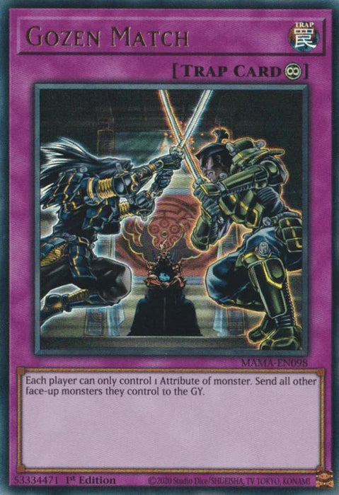 Gozen Match [MAMA-EN098] Ultra Rare - for just $0.20! 