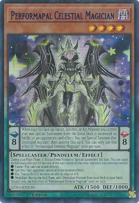 Performapal Celestial Magician (Blue) [LDS3-EN130] Ultra Rare - for just $0.10! 