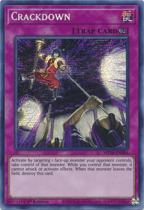 Crackdown [MP20-EN084] Prismatic Secret Rare - for just $0.35! 