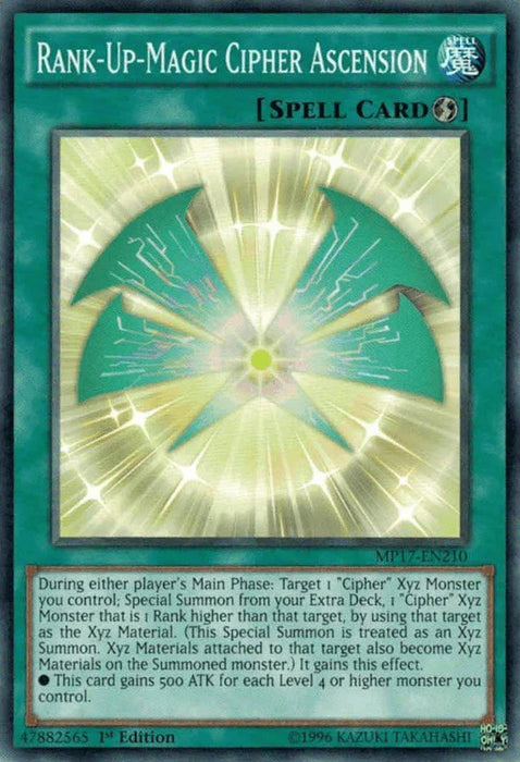 Rank-Up-Magic Cipher Ascension [MP17-EN210] Common - for just $0.15! 