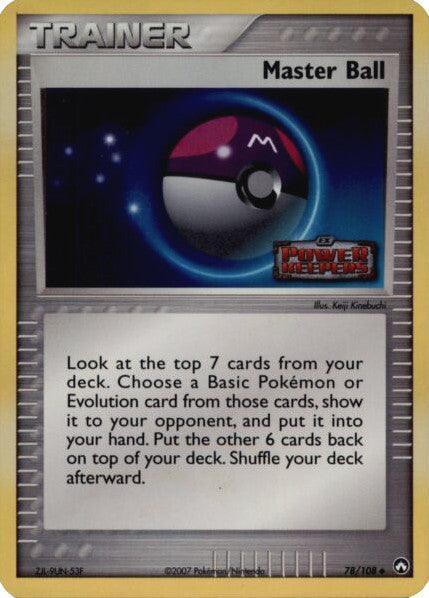 Master Ball (78/108) (Stamped) [EX: Power Keepers] - for just $1.45! 