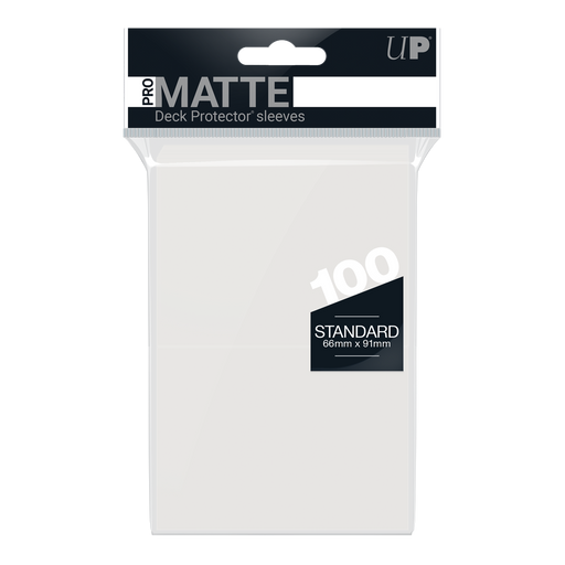 Ultra PRO: Standard 100ct Sleeves - PRO-Matte (Clear) - Just $0! Shop now at Retro Gaming of Denver