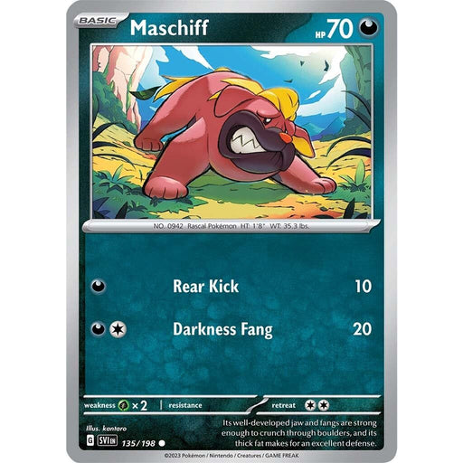 Maschiff (135/198) [Scarlet & Violet: Base Set] - Just $0.03! Shop now at Retro Gaming of Denver