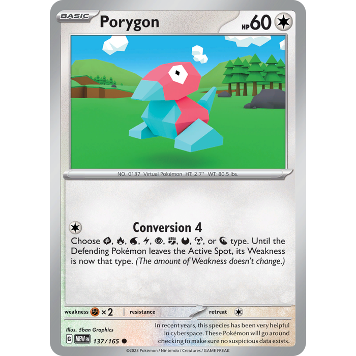 Porygon (137/165) [Scarlet & Violet: 151] - Just $0.03! Shop now at Retro Gaming of Denver