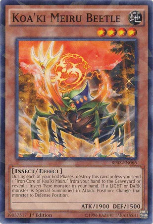 Koa'ki Meiru Beetle [BP03-EN066] Shatterfoil Rare - for just $0.10! 