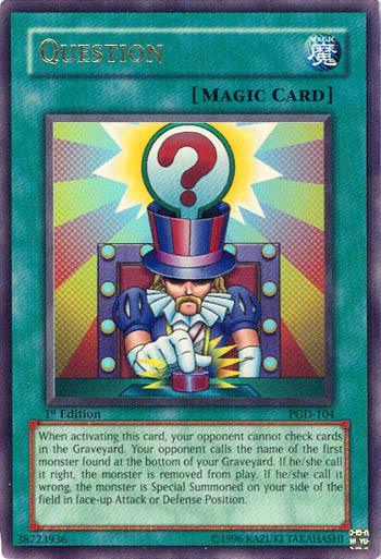 Question [PGD-104] Ultra Rare - for just $1.65! 