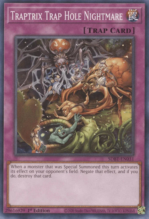 Traptrix Trap Hole Nightmare [SDBT-EN031] Common - for just $0.10! 