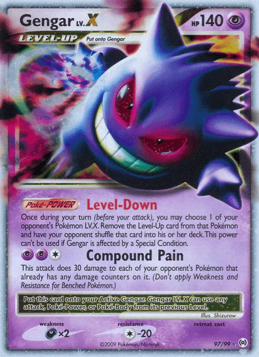 Gengar LV.X (97/99) [Platinum: Arceus] - for just $165.85! 