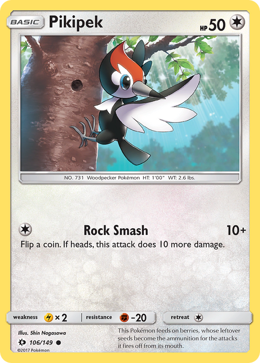 Pikipek (106/149) [Sun & Moon: Base Set] - Just $0.05! Shop now at Retro Gaming of Denver