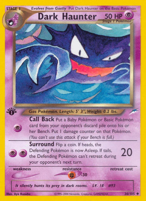 Dark Haunter (36/105) [Neo Destiny 1st Edition] - for just $5.90! 