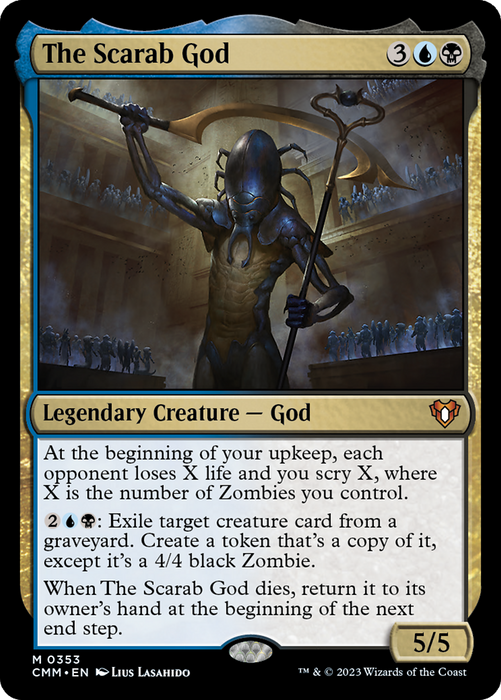 The Scarab God (CMM-353) - Commander Masters - for just $1.58! 