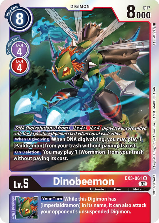 Dinobeemon [EX3-061] (Alternate Art) [Draconic Roar] - Just $0.70! Shop now at Retro Gaming of Denver