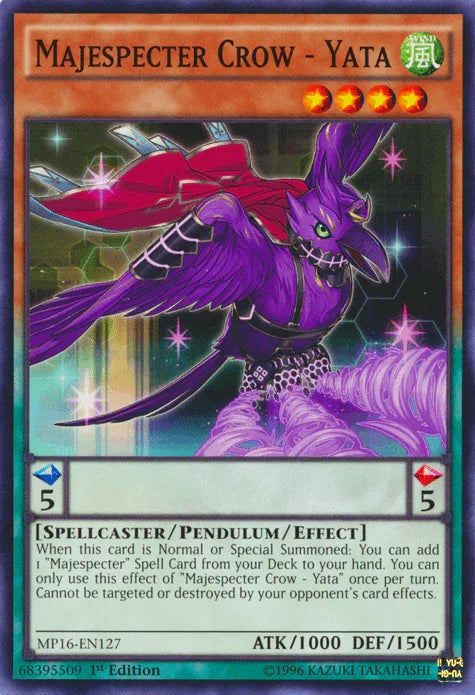 Majespecter Crow - Yata [MP16-EN127] Common - for just $0.10! 