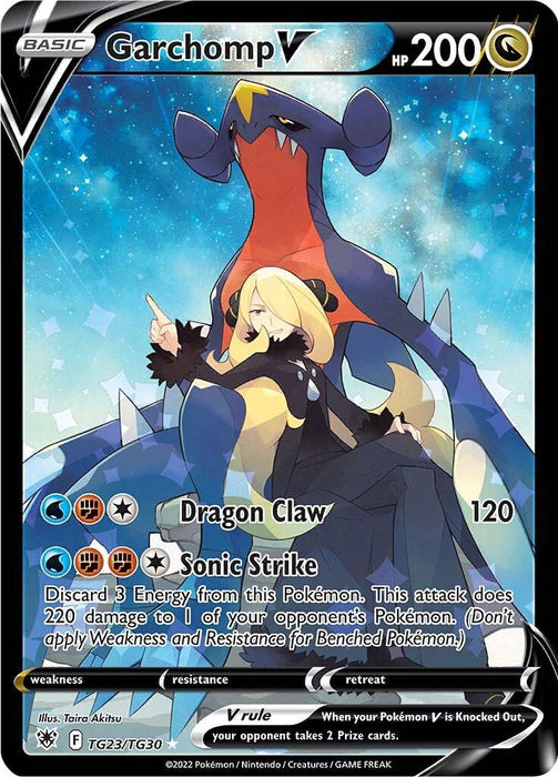 Garchomp V (TG23/TG30) [Sword & Shield: Astral Radiance] - for just $35.30! 
