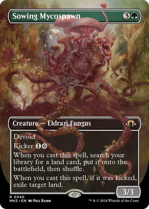 Sowing Mycospawn (Borderless) (MH3-340) - Modern Horizons 3 (Borderless) - for just $0.94! 