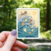Dog Japanese Big Wave Sticker - 3" - for just $3.50! 