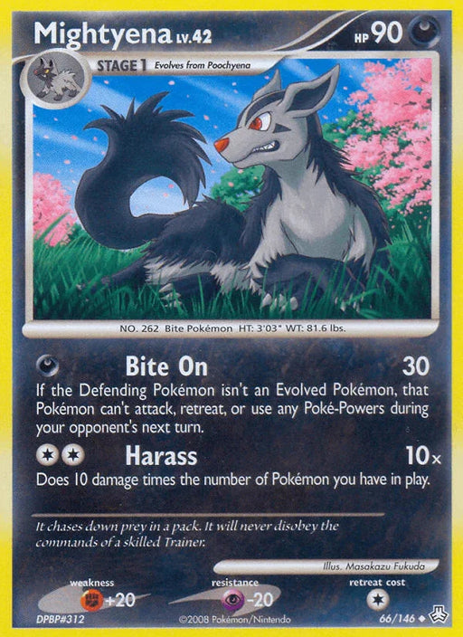Mightyena (66/146) [Diamond & Pearl: Legends Awakened] - for just $0.60! 