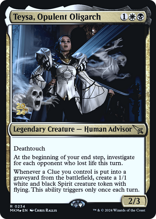 Teysa, Opulent Oligarch (PRE-234) - Murders at Karlov Manor Promos Foil - for just $0.31! 