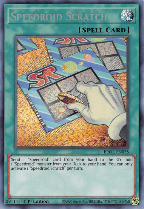 Speedroid Scratch [BROL-EN035] Secret Rare - for just $0.20! 