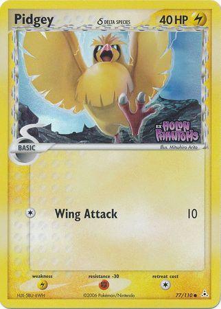Pidgey (77/110) (Delta Species) (Stamped) [EX: Holon Phantoms] - for just $21.90! 