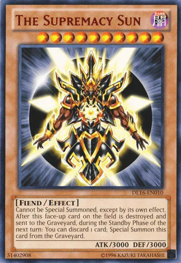 The Supremacy Sun (Red) [DL16-EN010] Rare - for just $0.40! 