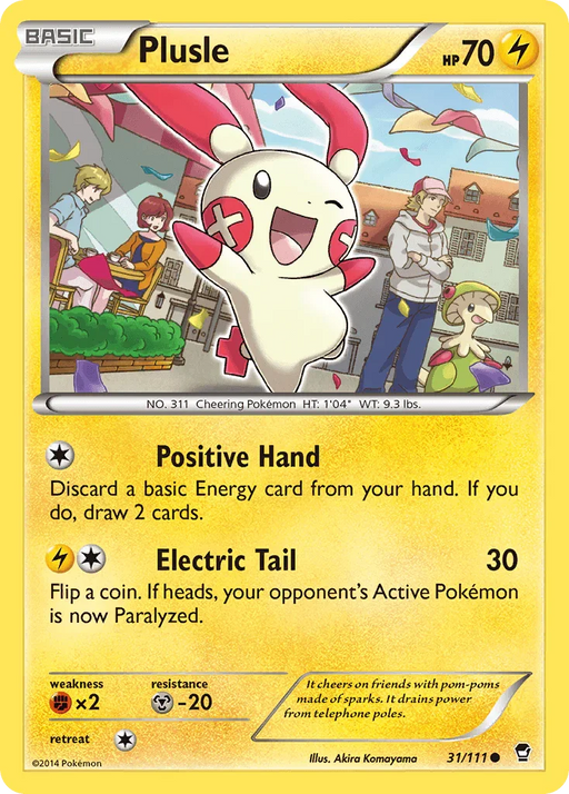 Plusle (31/111) [XY: Furious Fists] - for just $0.25! 
