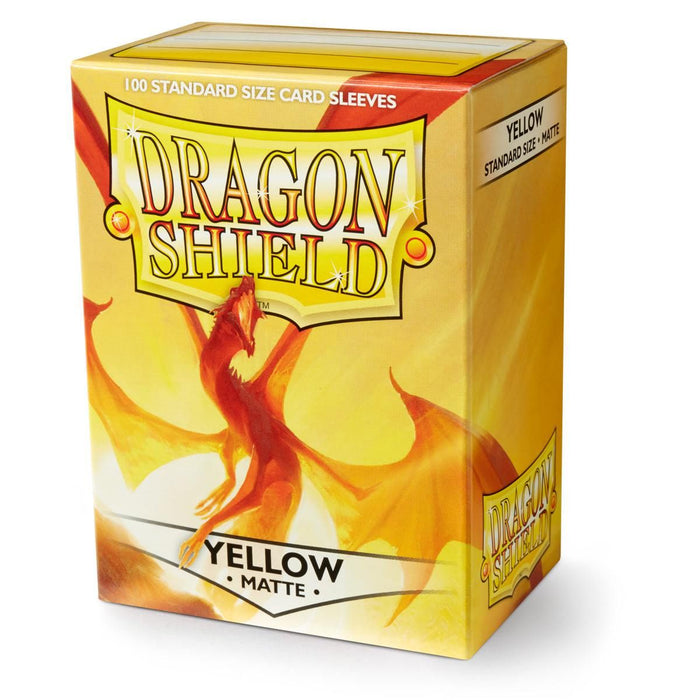 Dragon Shield: Standard 100ct Sleeves - Yellow (Matte) - Just $8.95! Shop now at Retro Gaming of Denver