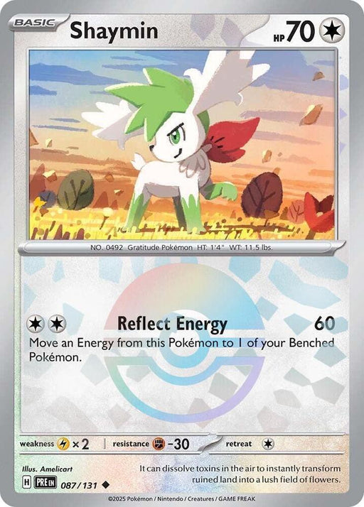 Shaymin (087/131) (Poke Ball Pattern) [Scarlet & Violet: Prismatic Evolutions] - for just $0.10! 