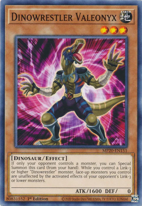 Dinowrestler Valeonyx [MP20-EN151] Common - for just $0.10! 