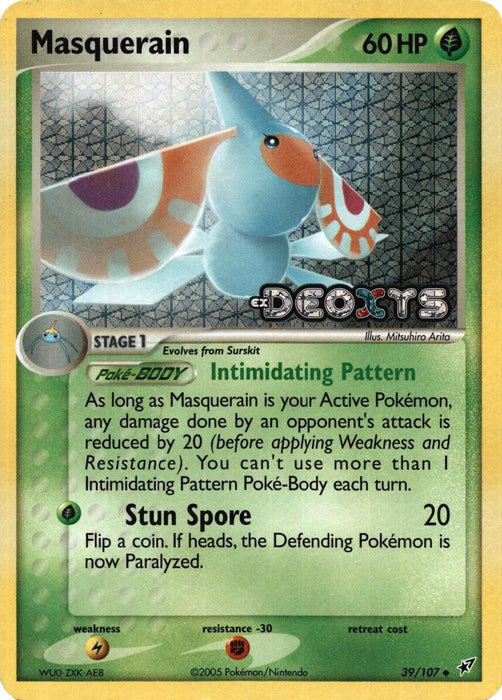 Masquerain (39/107) (Stamped) [EX: Deoxys] - for just $6! 