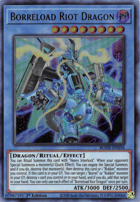 Borreload Riot Dragon [BODE-EN036] Ultra Rare - for just $0.20! 