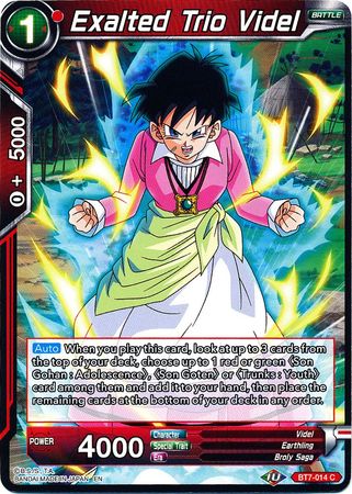 Exalted Trio Videl (BT7-014) [Assault of the Saiyans] - for just $0.10! 