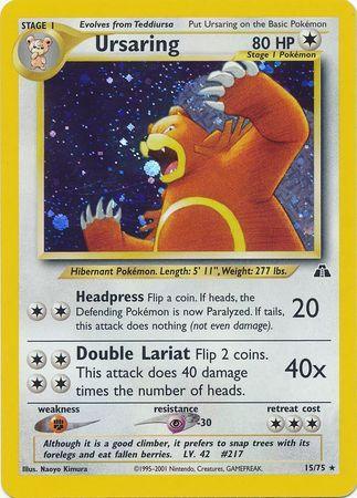 Ursaring (15/75) [Neo Discovery Unlimited] - for just $17.10! 