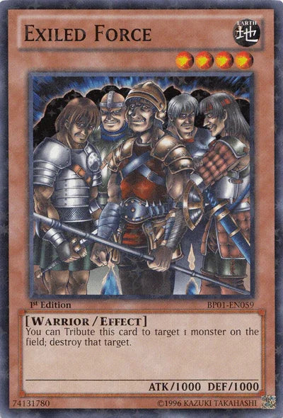 Exiled Force [BP01-EN059] Starfoil Rare - for just $0.35! 