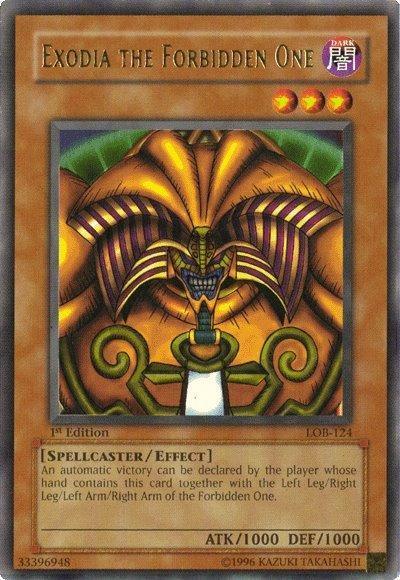 Exodia the Forbidden One [LOB-124] Ultra Rare - for just $22.20! 