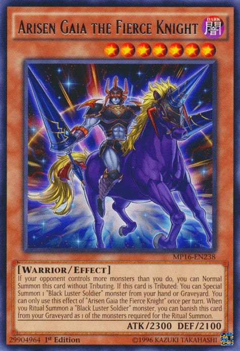 Arisen Gaia the Fierce Knight [MP16-EN238] Rare - for just $0.60! 