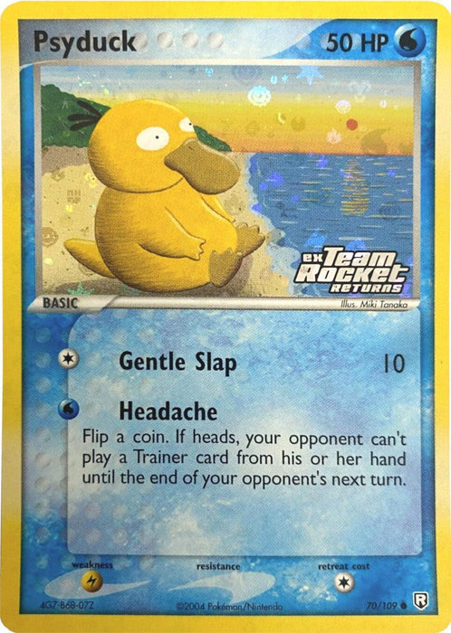 Psyduck (70/109) (Stamped) [EX: Team Rocket Returns] - for just $80.10! 