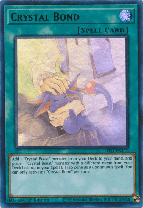 Crystal Bond (Purple) [LDS1-EN112] Ultra Rare - for just $0.15! 