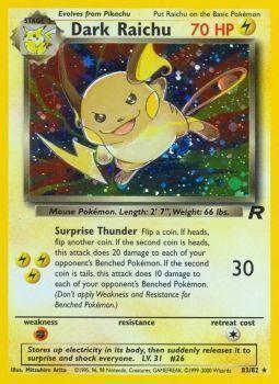Dark Raichu (83/82) [Team Rocket Unlimited] - for just $48.70! 