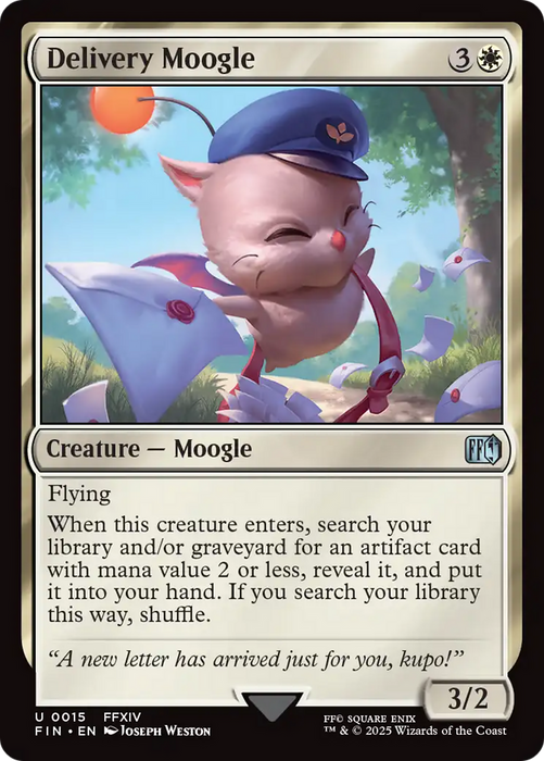 Delivery Moogle (FIN-015) - FINAL FANTASY - for just $0.06! 