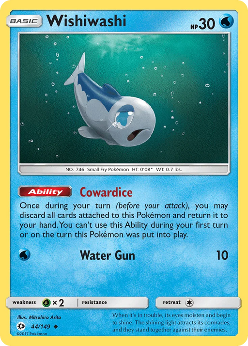 Wishiwashi (44/149) [Sun & Moon: Base Set] - for just $0.10! 